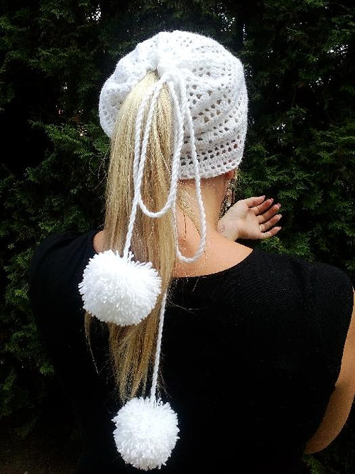 Háčkovaný nákrčník + rukavice VÝPRODEJ — foto 6