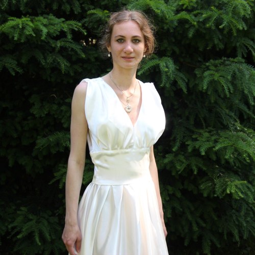 Šaty Eva - smetanové — foto 2