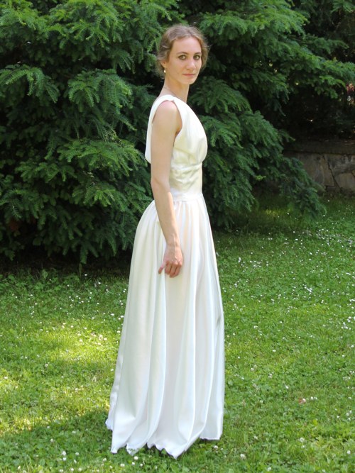 Šaty Eva - smetanové — foto 4