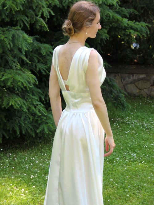 Šaty Eva - smetanové — foto 5