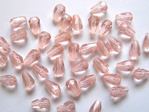 Broušené ohňovky - hruška 7x5mm (40ks) — foto 2