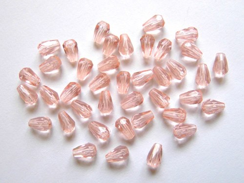 Broušené ohňovky - hruška 7x5mm (40ks) — foto 3