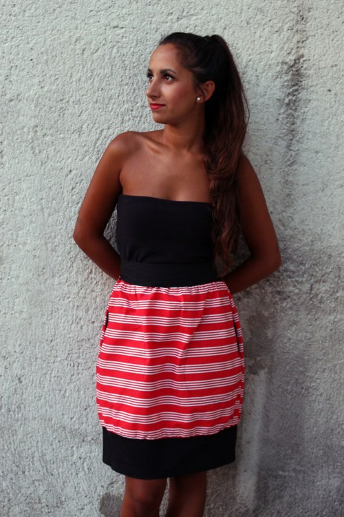 Šaty LIUC stripes rot — foto 6
