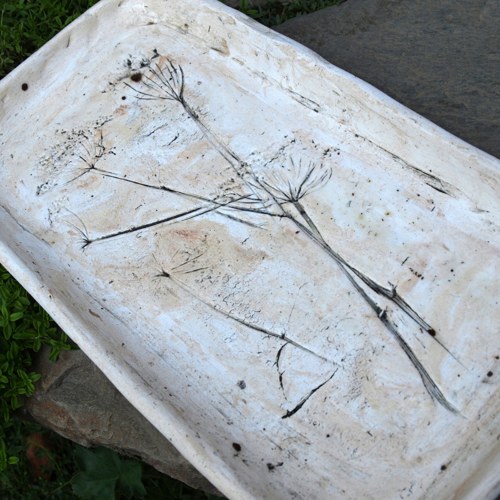 Keramický tác - bedrníček — foto 3
