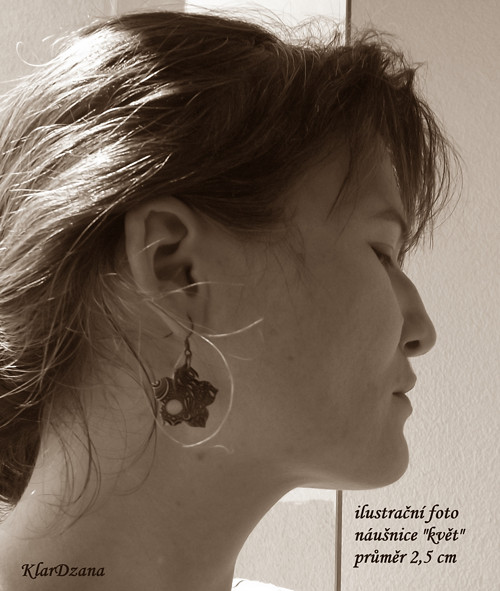 Náušnice Myriade květy — foto 4
