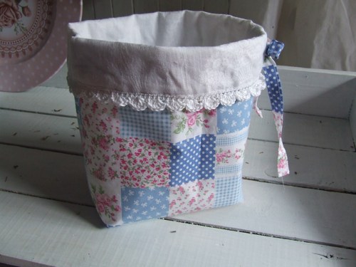 Košíček patchwork — foto 3