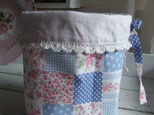 Košíček patchwork — foto 4