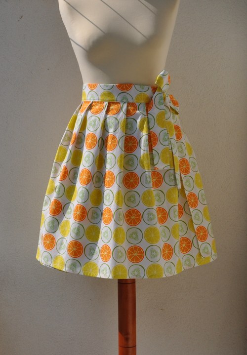 CITRUSOVÁ - zavinovací sukně — foto 2