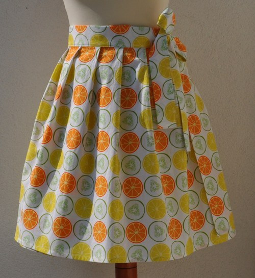 CITRUSOVÁ - zavinovací sukně — foto 3