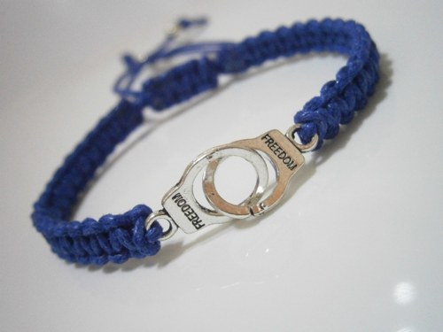 Náramek "Pouta" (macramé) - unisex — foto 2