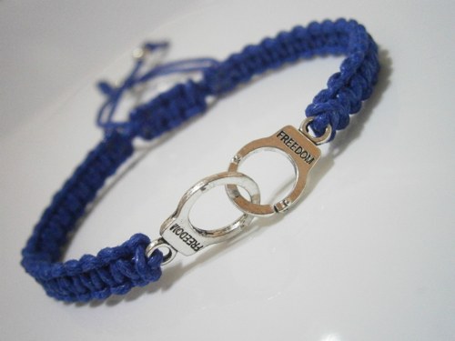 Náramek "Pouta" (macramé) - unisex — foto 3