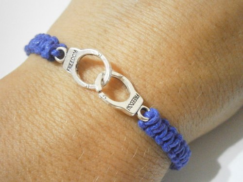 Náramek "Pouta" (macramé) - unisex — foto 5