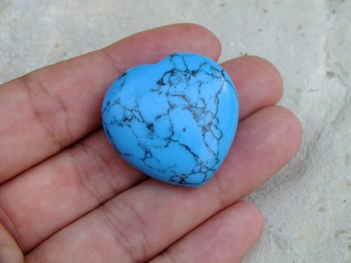 Tyrkenit č.A005- srdce 30x30x13mm — foto 4