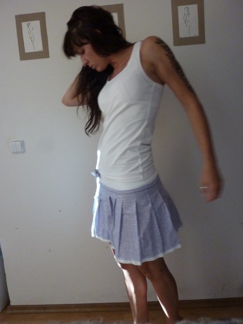 Sukně Hoyden - purple letter — foto 2
