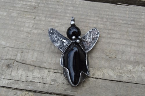 Andělíček s obsidiánem — foto 3