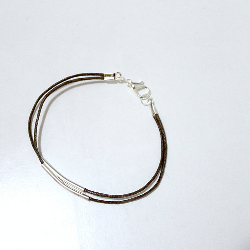 Silver&dark brown tube — foto 2