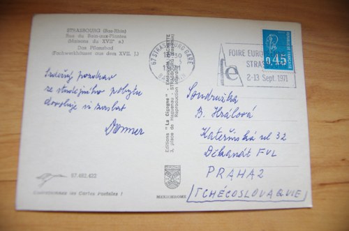 Štrasburk 1972, stará auta — foto 2