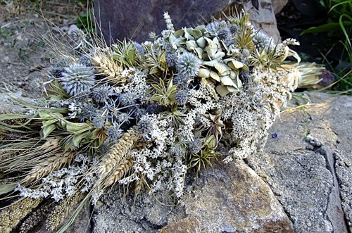 Přírodní copek - modro-zelenkavý — foto 2