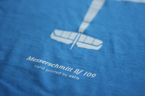 Messerschmitt BF109 blue/ tričko — foto 6