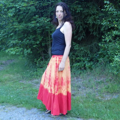 Dlouhá sukně batikovaná — foto 2