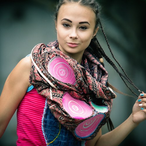 Origo šatka kruhy-tunel — foto 2