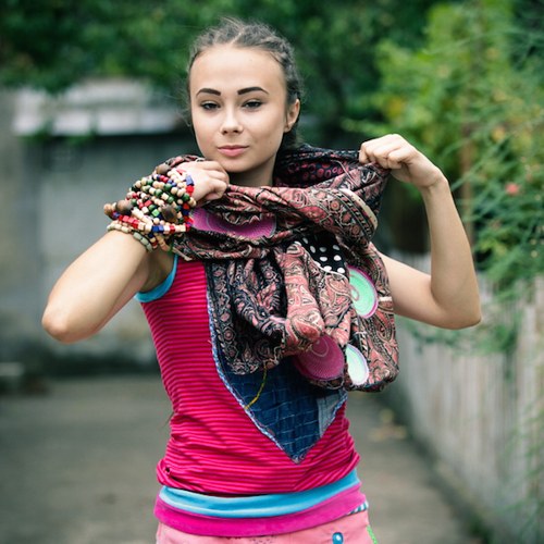 Origo šatka kruhy-tunel — foto 3