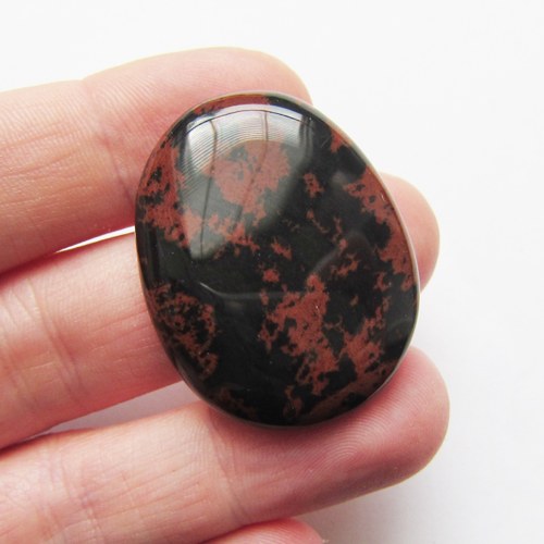 Obsidián moka placka 35x27x7 — foto 2