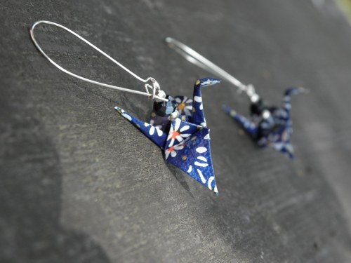 Král nebes - origami náušnice — foto 3
