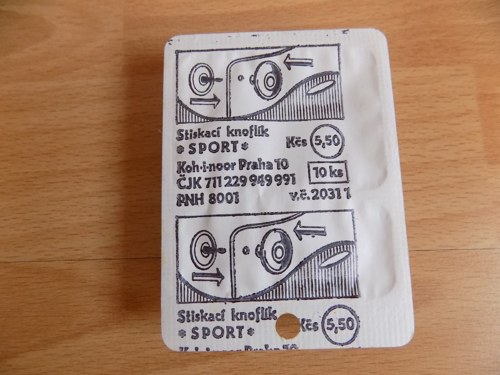 Stiskací knoflík SPORT Sleva — foto 2