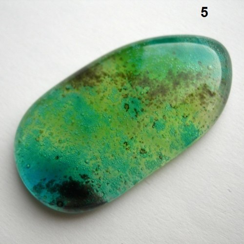 Modrozelený ovál / 2572a — foto 2