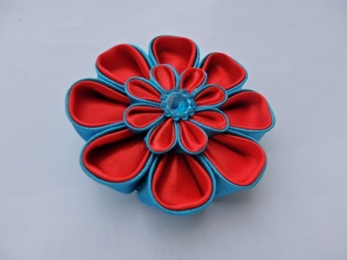 Brož Turquoise et rouge — foto 2