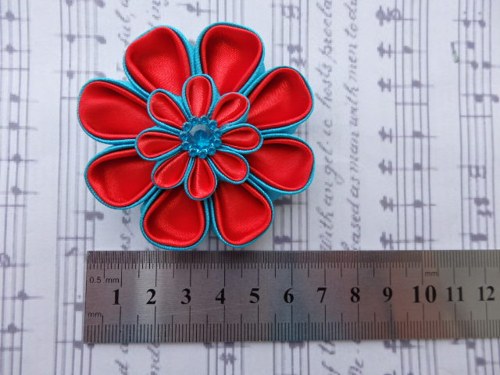 Brož Turquoise et rouge — foto 4