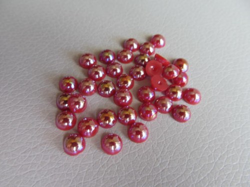 Pulkulaté perličky-6mm-40ks/bal. — foto 2