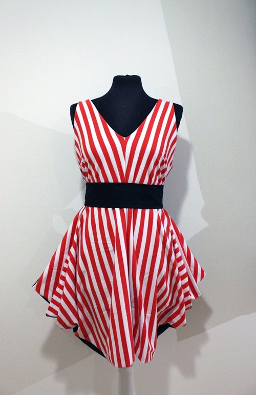 Šaty KASS stripes — foto 2