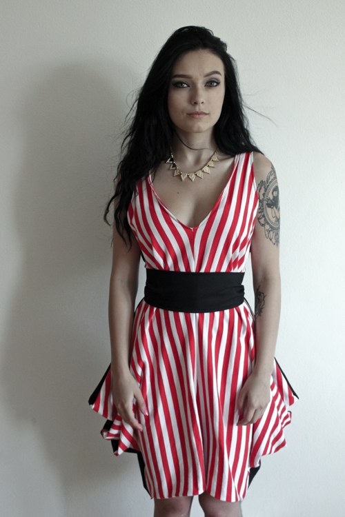Šaty KASS stripes — foto 3