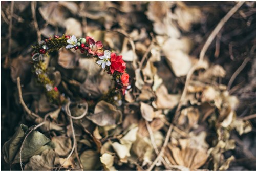 Věneček "rosa na lesním mechu" — foto 3
