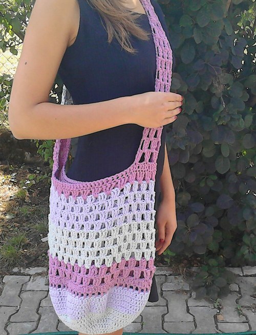 Háčkovaná taška — foto 3