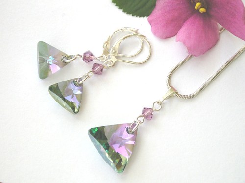 Swarovski sada Triangle Paradise Shine — foto 3