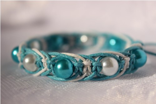 Romantique.. Náramek macramé — foto 2
