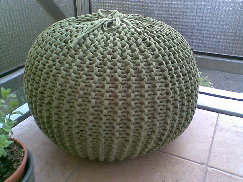 Puff velký "oliva" /průměr 59cm,výška 33cm/ — foto 5