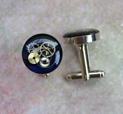 Manžetové knoflíčky /darkblue/ — foto 2