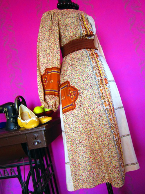 Vintage šaty boho hippie — foto 2