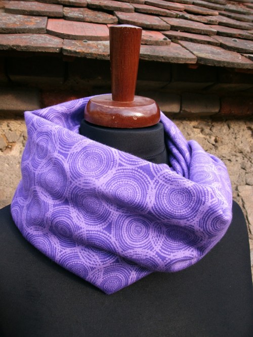 Nákrčník - mandalky violet — foto 2