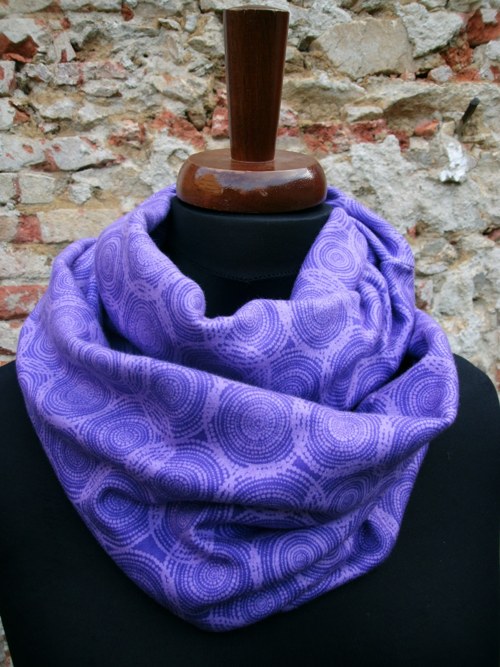 Nákrčník - mandalky violet — foto 4