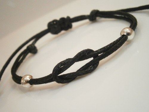 "Uzel" náramek - černý (Unisex) — foto 2