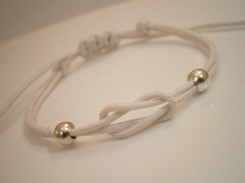 "Uzel" náramek - bílý (Unisex) — foto 2