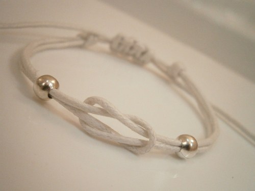 "Uzel" náramek - bílý (Unisex) — foto 3