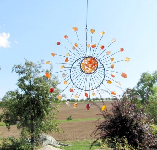 Sluníčko drátované - karneol — foto 2