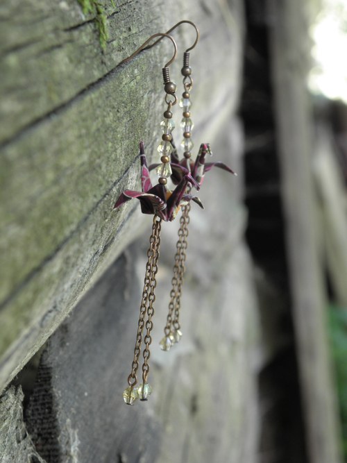 Něžné origami - náušnice — foto 3