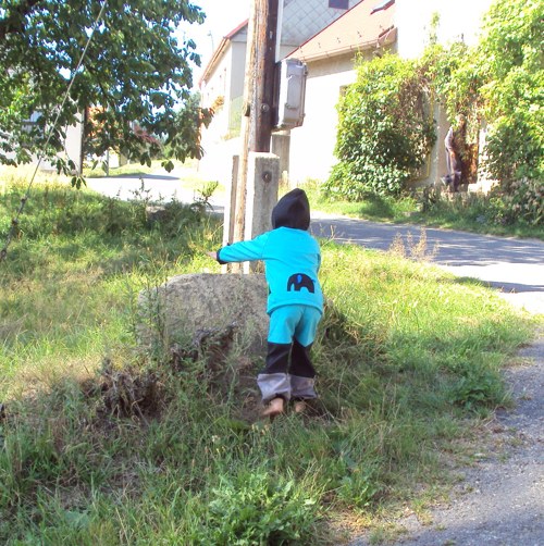 Rostoucí softshell. bundička 1-3 roky tyrkys — foto 3